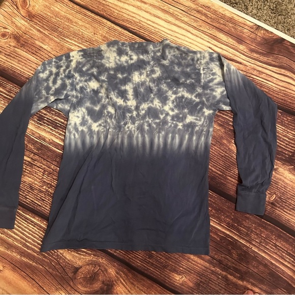 Women’s Ocean Drive Long Sleeve Blue Tye Die Tshirt Size M - Picture 6 of 6